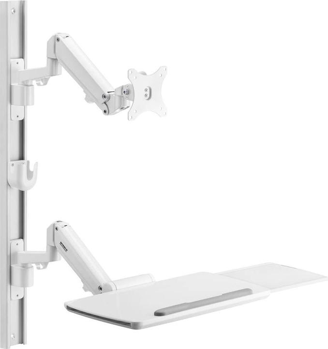 Immagine prodotto SpeaKa Professional SP-MM-960 Supporto a parete per monitor singolo 43,2 cm (17/ ) - 109,2 cm (43/ ) Bianco Höh (Muro, 42.99")