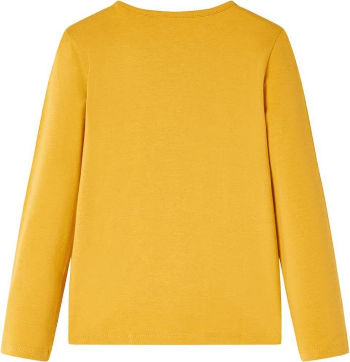 Immagine prodotto VidaXL Camicia a maniche lunghe da bambino ocra scuro 116,Materiale: 95 (116)