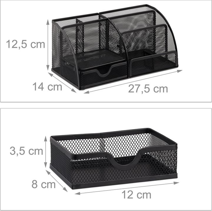 Actual product image Relaxdays Desk Organizer