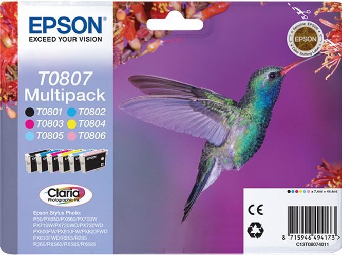 Actual product image Epson 33XL Claria Premium Multipack (M, FC, Y, C, PBK)