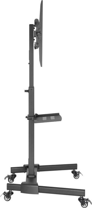 Actual product image Techly TV Trolley for LCD LED TV 81.28-139.7cm 32-55inch black with shelf (55", 35 kg)