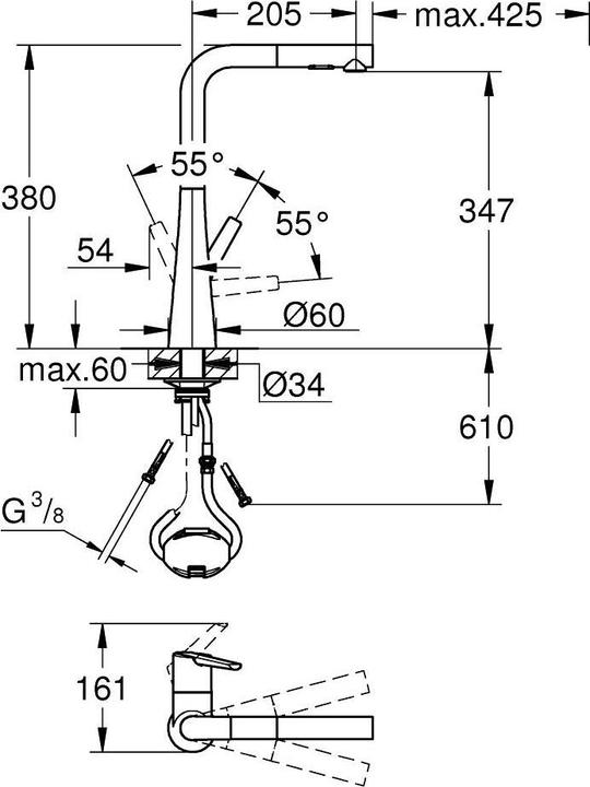 Produktbild Grohe Zedra Einhand-Spültischbatterie