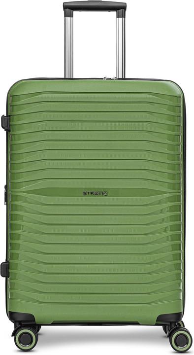 Stratic Shine 4 Rollen Trolley 65 cm mit Dehnfalte (69 l, M (50 - 90l))