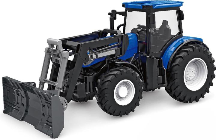 Produktbild Amewi RC Traktor mit Räum-Schiebeschild LiIon 500mAh blau/6+ (RTR Ready-to-Run)