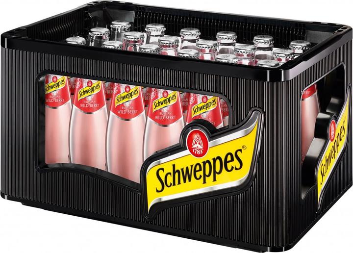 Produktbild Schweppes Russian Wild Berry Glas Kiste (24 x 20 cl)