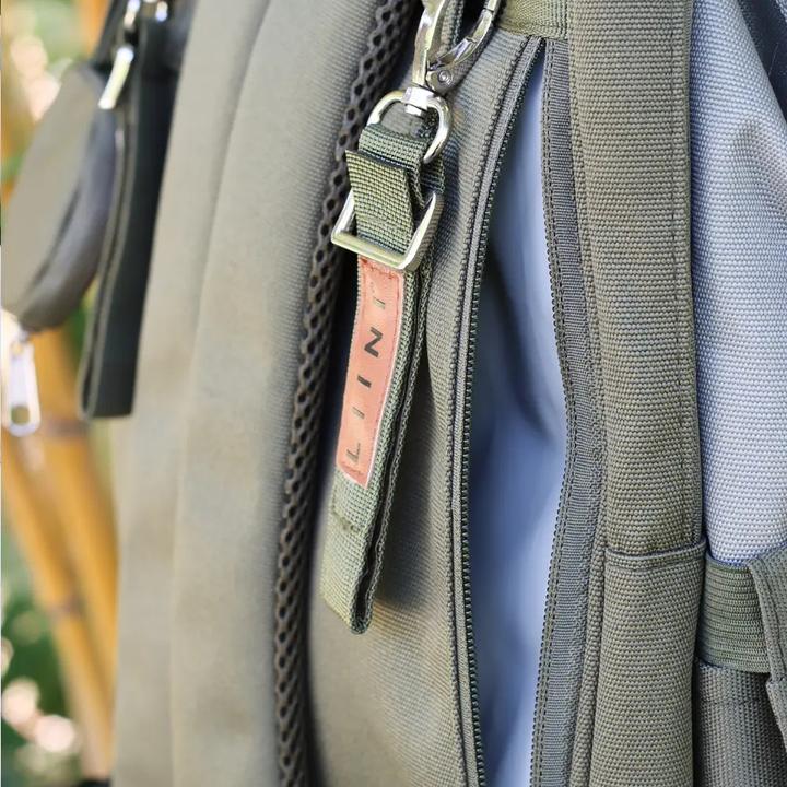 Image du produit Liini Sac à dos à langer olive rPET