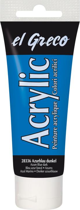 Produktbild Kreul el Greco Acrylic 75ml (Azurblau dunkel, 75 ml)