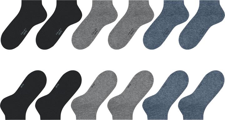Falke Happy 6-Pack Herren Sneakersocken (6er Pack, 43 - 46)