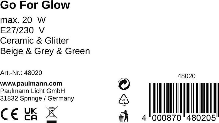 Actual product image Pauleen Go for Glow (E27)
