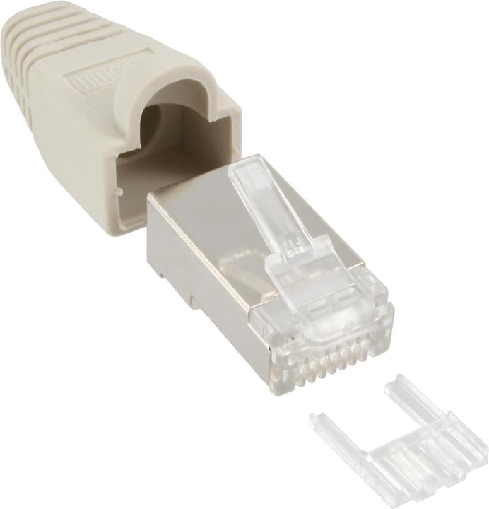 Actual product image InLine Crimp plug RJ45 shielded (Network cable plug)