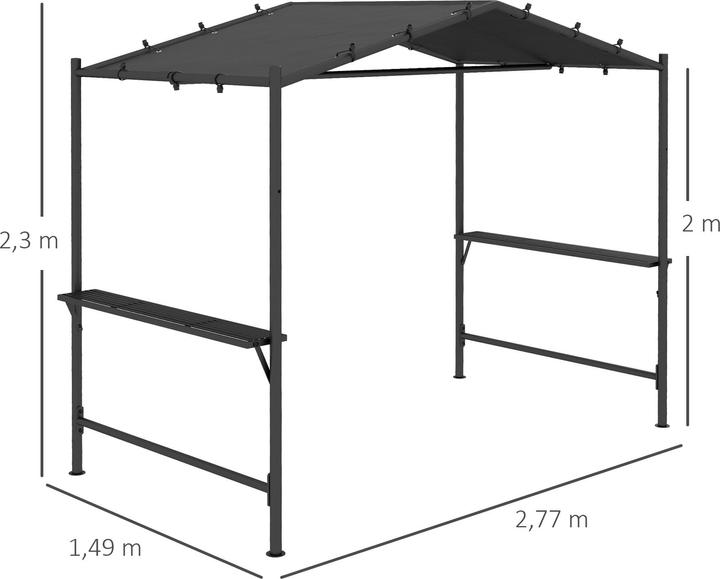 Immagine prodotto Outsunny Padiglione (277 cm, 149 cm)