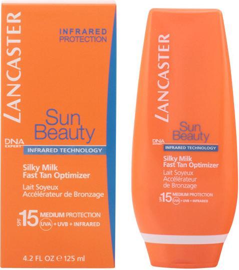 Image du produit Lancaster Sun Beauty - Lait Corporel Optimiseur de Teint Rapide (Crème solaire, SPF 15, 125 ml)