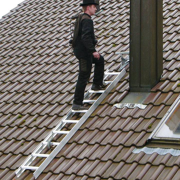 Actual product image Munk Roof ladder aluminium nature 10 rungs (280 cm)