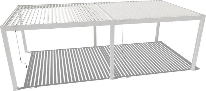 Image du produit Weide Pergola Deluxe Plus 4x8m avec toit à lamelles Blanc (400 cm, 800 cm)