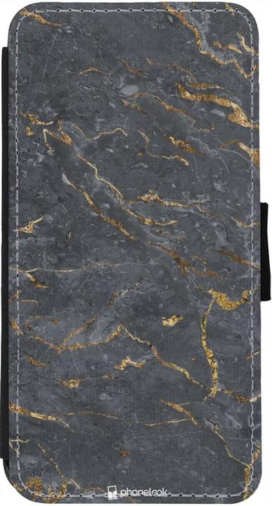 Immagine prodotto PhoneLook Cover Portafoglio nero Grigio Oro Marmo (Realme 12 Pro+, Apple iPhone 12)