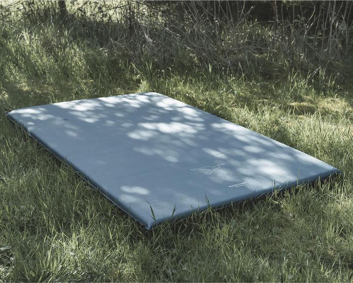 Actual product image Easy Camp Skylark Mat Double 5cm, Blue 300079 (blau, Modell 2025)
