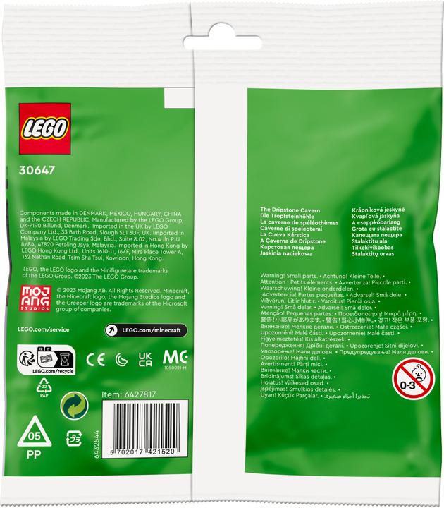 Actual product image LEGO 30647 The Dripstone Cave (30647, LEGO Minecraft)