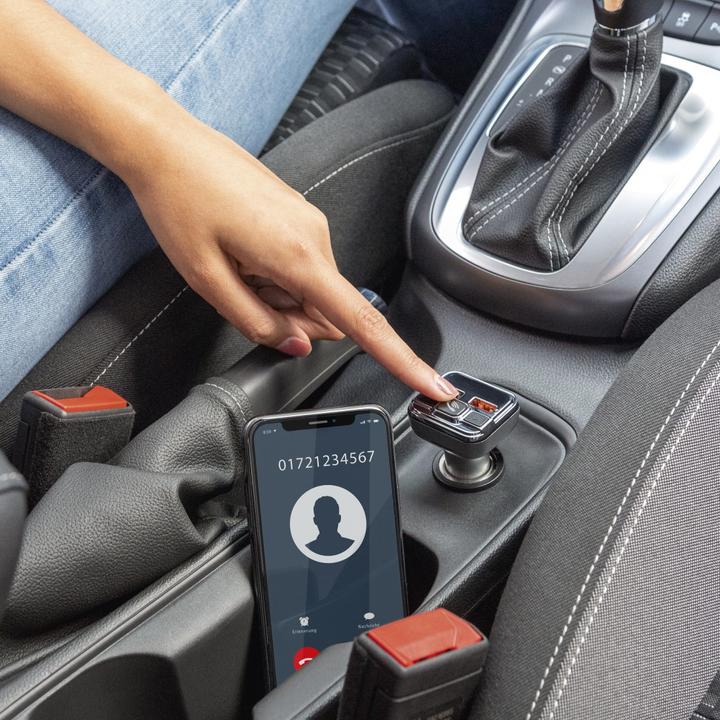 Produktbild Hama FM-Transmitter mit Bluetooth®- und Freisprechfunktion