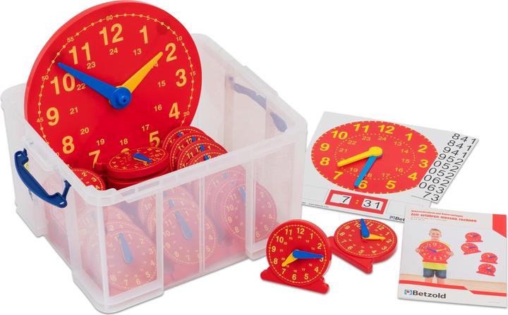 Produktbild Betzold Grosses Klassen-Set Uhren (Deutsch)