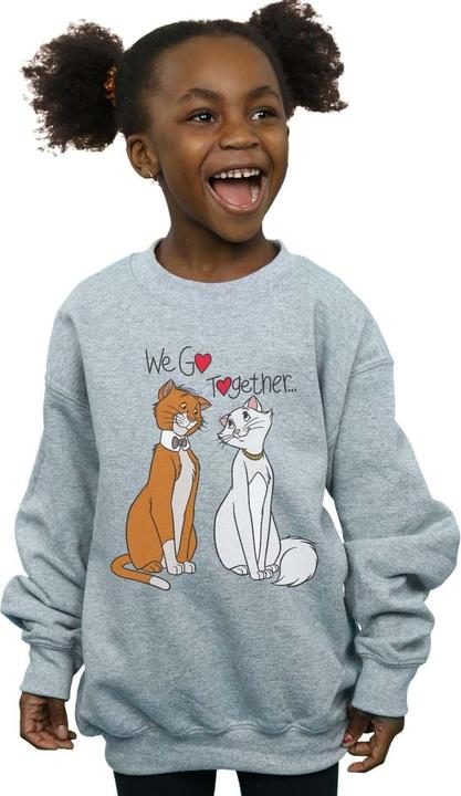 Actual product image Disney Girls The Aristocats We Go Together Sweatshirt (140, 146)