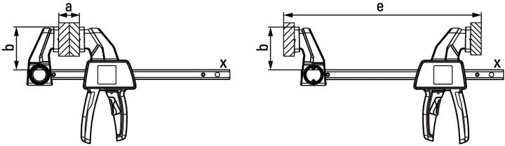 Immagine prodotto Bessey Morsetto con una sola mano (600 mm)