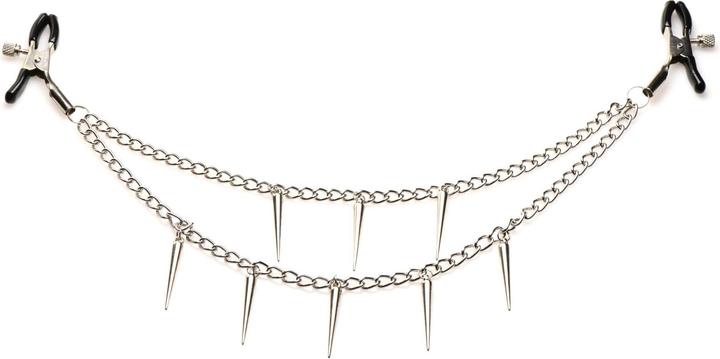 Actual product image Master Series Daggers - Double Chain Nipple Clamps