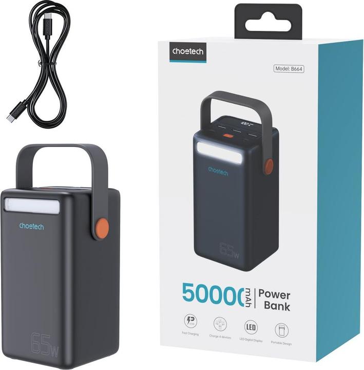 Actual product image Choetech B664 Mini Power Station (185000 Wh, 0.31 kg)