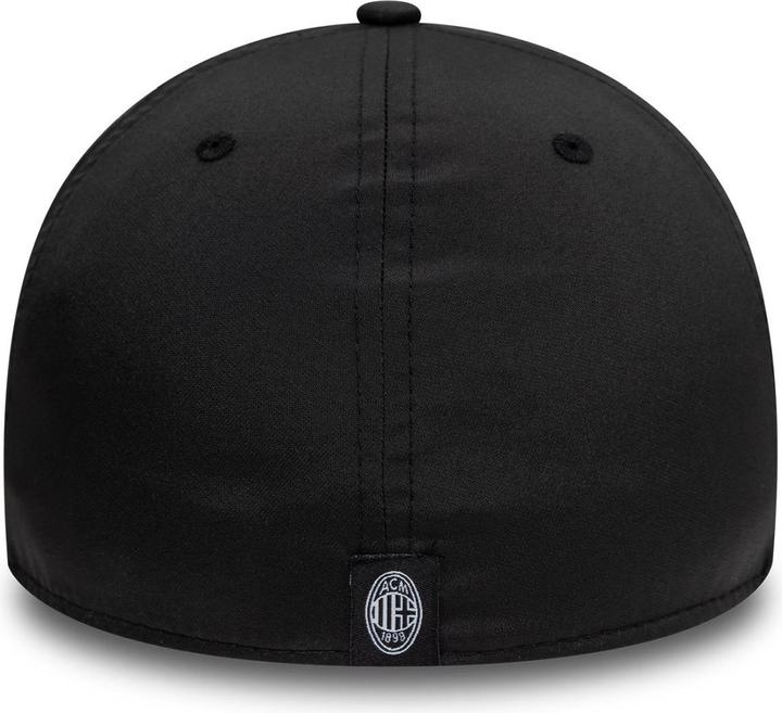 Produktbild New Era 39Thirty Stretch Cap RUBBER AC Mailand schwarz - L/X (L)