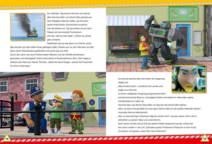 Actual product image Panini Feuerwehrmann Sam: Helden fallen nicht vom Himmel (German, Katrin Surcharge, 2021)