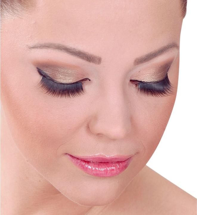 Produktbild Widmann DICHTE SCHWARZE WIMPERN in Box mit Klebstoff in Glasflasche (Künstliche Wimpern)