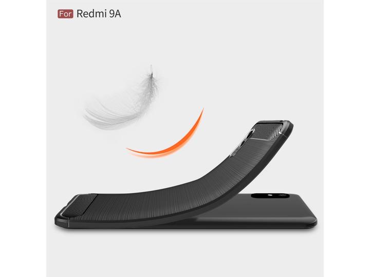 Produktbild Screenguard Xiaomi Redmi 9A Hülle Carbon Brushed Soft TPU (Xiaomi Redmi 9A)