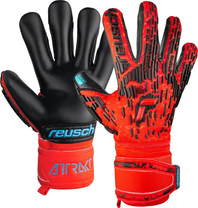 Actual product image Reusch Attrakt Freegel Gold Finger Support Goalkeeper Glove (8)