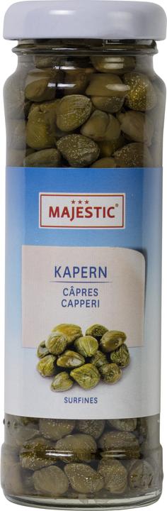 Actual product image Majestic Capers Surfines in wine vinegar (245 g)