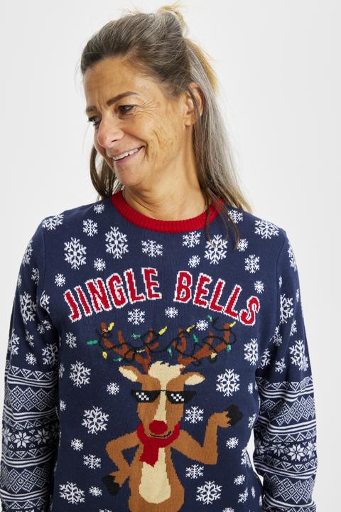 Actual product image Christmas Sweats Jingle Bells LED Sweater (L)