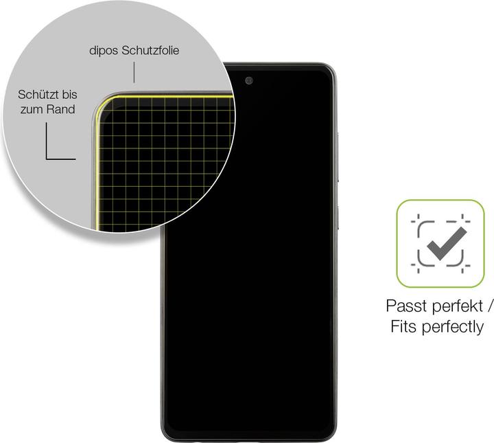 Image du produit Dipos Film de Protection d’écran Full-Cover Anti-reflet (1 pièce(s), Samsung Galaxy A52s 5G)