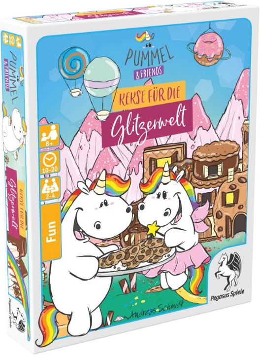 Actual product image Pegasus 20037G - Pummel & Friends - biscuits for the glitter world, from 8 years (DE edition)