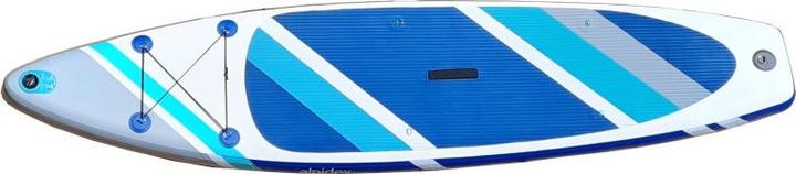 Actual product image Alpidex Inflatable Stand Up Paddle Board SUP (320x76x15cm), Carrying Bag, Paddle, Air Pump, Leash - Cloud