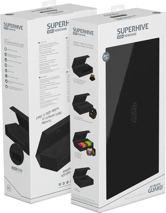 Image du produit Ultimate Guard Boîte à cartes XenoSkin Superhive 550+ Noir
