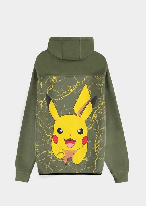 Image du produit Difuzed Pokémon - Pikachu Hommes Sherpa Zipper Hoodie - L (L)