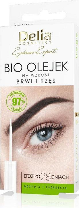 Delia Cosmetics Cosmetics Eyebrow Expert Bio Öl für Augenbrauen und Wimpern Wachstum (7 ml)