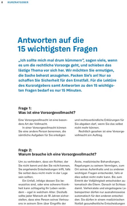 Image du produit Das Vorsorge-Set (Allemand, Stiftung Warentest, 2024)