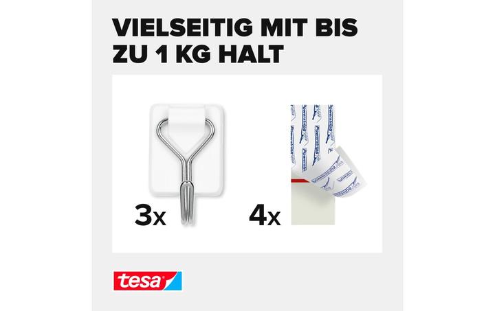 Actual product image tesa Powerstrips adhesive hooks Small
