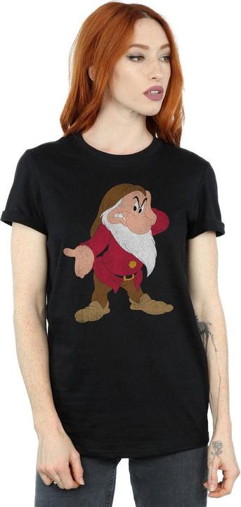 Image du produit Snow White T-shirt grincheux en coton pour dames et messieurs (S)