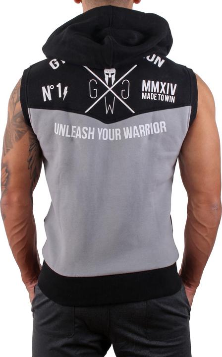 Actual product image Gym Generation Alpha Hoodie - BLACK / GREY (L)