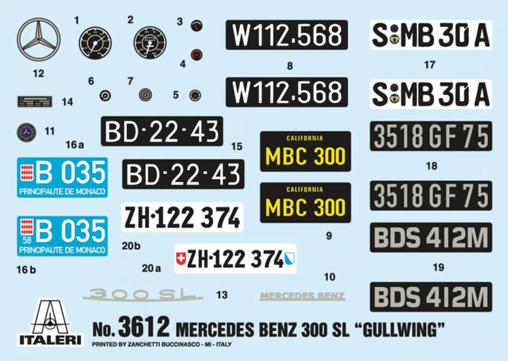 Produktbild 1:16 Mercedes-Benz 300 SL Gullwing