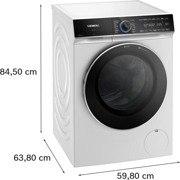Immagine prodotto Siemens WG56B2A5CH (10 kg, A sinistra)