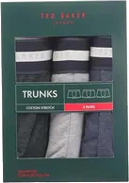 Actual product image Ted Baker Mens Cotton Boxer Shorts (Pack of 3) (XL)