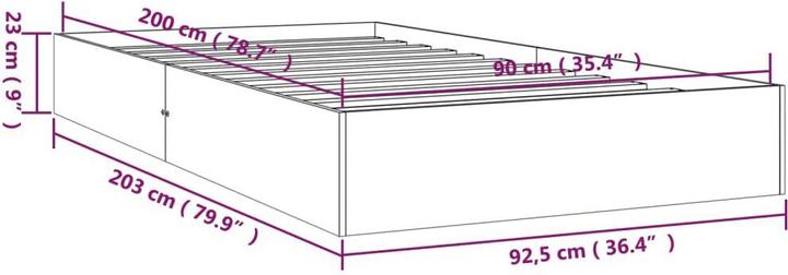 Image du produit VidaXL Lubbert (90 x 200 cm)