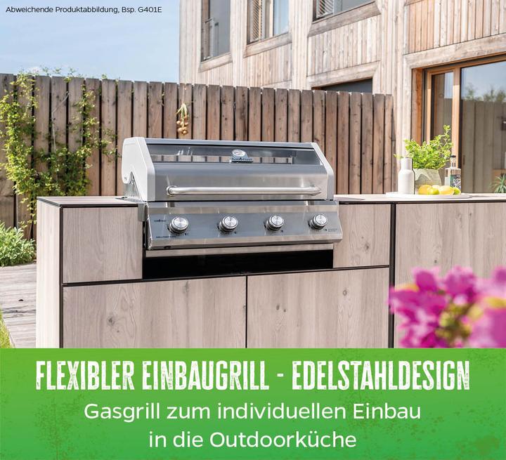 Produktbild Grillfürst G591G 5-Brenner Einbaugrill mit Heckbrenner und Gusseisen Rosten (15 kW)