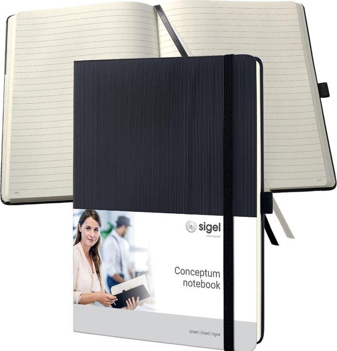 Actual product image Sigel Notebook CONCEPTUM Hardcover (180 x 240 mm, Lined, Hardcover)
